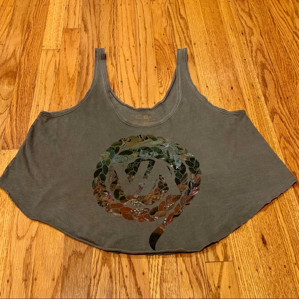 RCVA Crop Loose Fit Tank Top